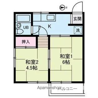 ジェンティール・タカギ【2階】の間取り