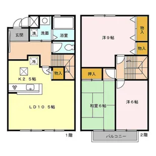 ファミール田中【2階】の間取り