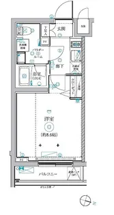 RELUXIA氷川台【1階】の間取り
