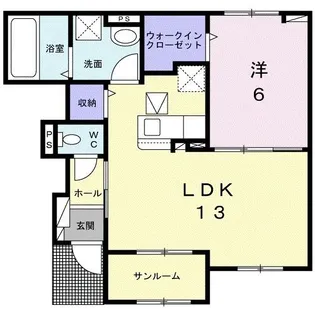 ローレル【1階】の間取り