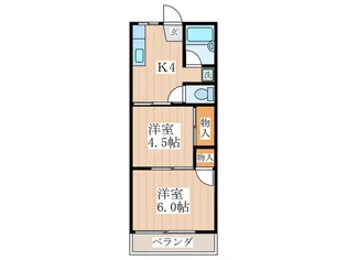 ビラ・テラダ【2階】の間取り