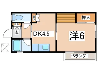 クッイエットコーポ【2階】の間取り