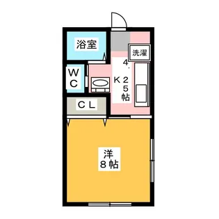 ホリデーナイスII【1階】の間取り