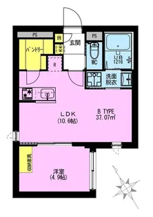 ADORE URBAN北赤羽【1階】の間取り