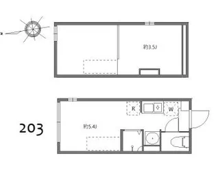 ブリスガーデン【2階】の間取り
