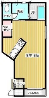 ジュンハイム【1階】の間取り