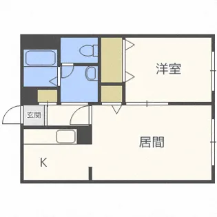 シャーメゾン発寒A【2階】の間取り