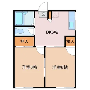 ファミール北綾瀬【1階】の間取り