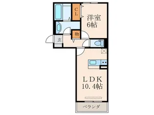 ロイヤルG黒崎駅前【3階】の間取り