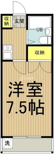 メビウスコート国立【2階】の間取り