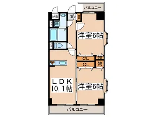 Fragrant Olive【4階】の間取り