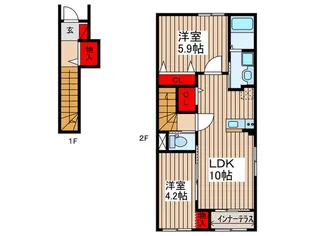 ルミエール【2階】の間取り
