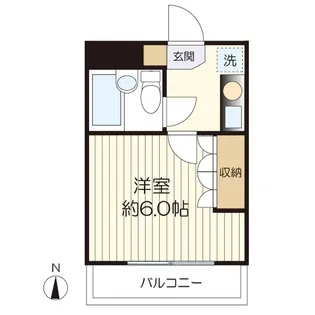 ウルーズハイツ【4階】の間取り