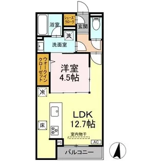 フォーティスMGH【1階】の間取り