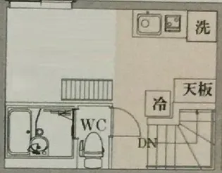 カントリー蒲田【2階】の間取り