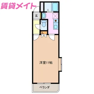 サンガーデン【2階】の間取り