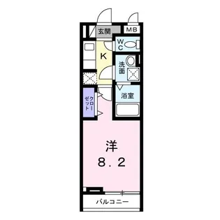 ルアーナ ヒル【3階】の間取り