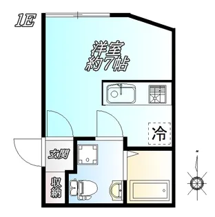 AW中野平和の森【1階】の間取り