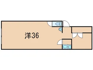 甲陽ハイツ【1階】の間取り
