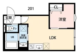 Crecia津田沼【2階】の間取り