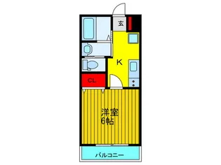 エンシェア都丘【1階】の間取り