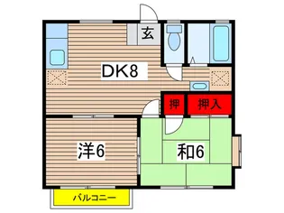ラーヴァンヒルズ【1階】の間取り