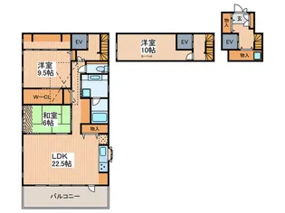 MAHALO高砂の間取り