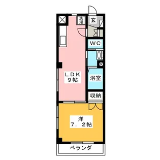WAKABAガーデンHILL’S【1階】の間取り