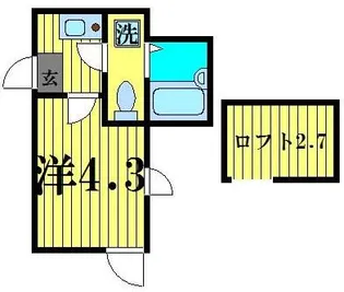 リブ綾瀬【3階】の間取り