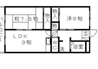 ハーモニー和合I【3階】の間取り