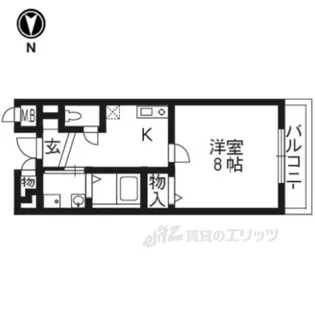 クレール興戸【2階】の間取り
