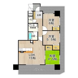 フェニックス堺東【9階】の間取り