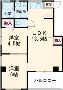 コーポ81【2階】の間取り