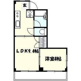 アーバンレース高津第1【1階】の間取り