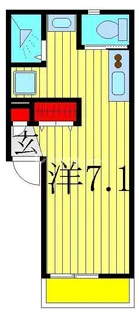 カルチェ南柏【2階】の間取り