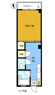 長塚マンション【2階】の間取り