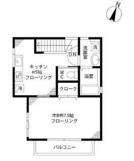 カーサ成城【2階】の間取り