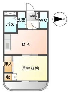 ハイムJORAKU【3階】の間取り