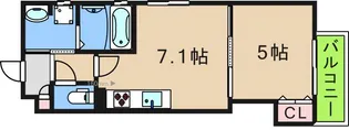 ラモーナ玉出東II【2階】の間取り