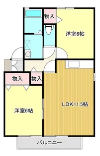 ジュネブ【1階】の間取り