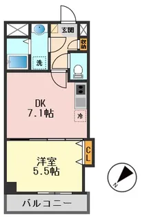 HAKOBUNE【2階】の間取り