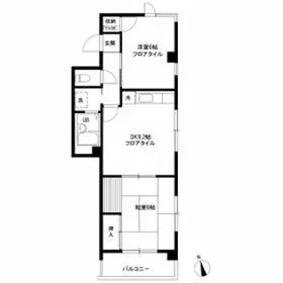 渡辺マンション【2階】の間取り