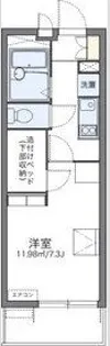 レオパレスグリーンバレー内谷【1階】の間取り