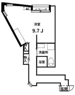 ユニレジデンス金町【3階】の間取り