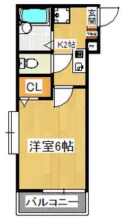 GRACEVILLE109【2階】の間取り