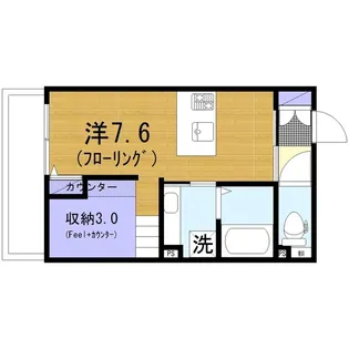 コティ桜ヶ丘【2階】の間取り