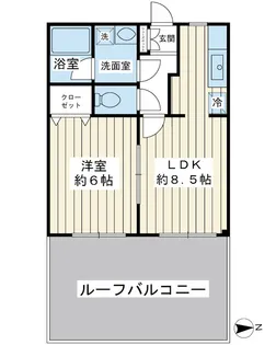 マルヨシハイツ【2階】の間取り