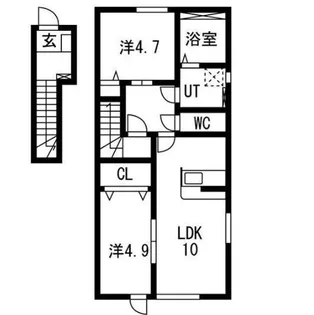 アークブリス【2階】の間取り