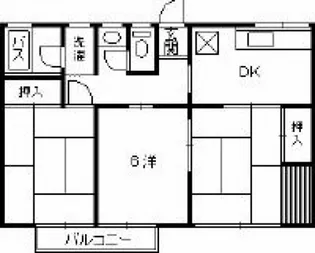 シティハイム竹村【2階】の間取り