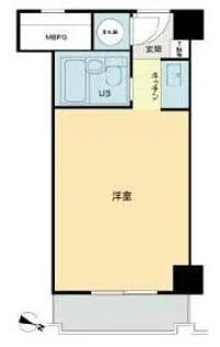 オリエント赤坂【7階】の間取り
